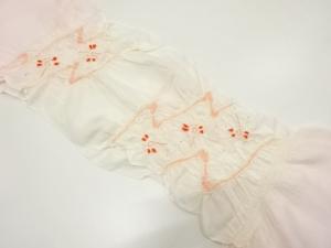 正絹　絽　絞り　夏用帯揚げ